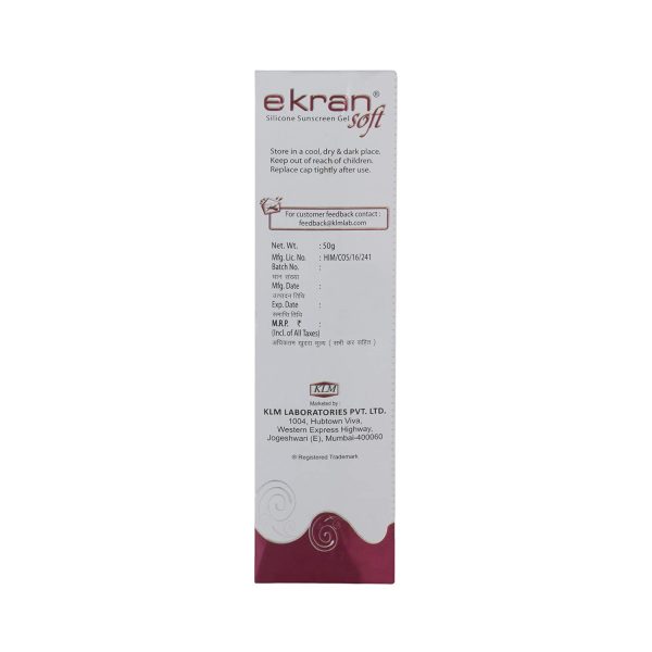 Ekran Soft Silicone Sunscreen Gel SPF 50+ P+++