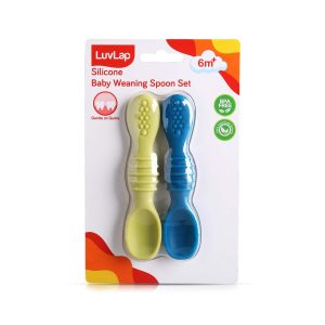LuvLap Silicon Led Weaning Spoons Set of 2