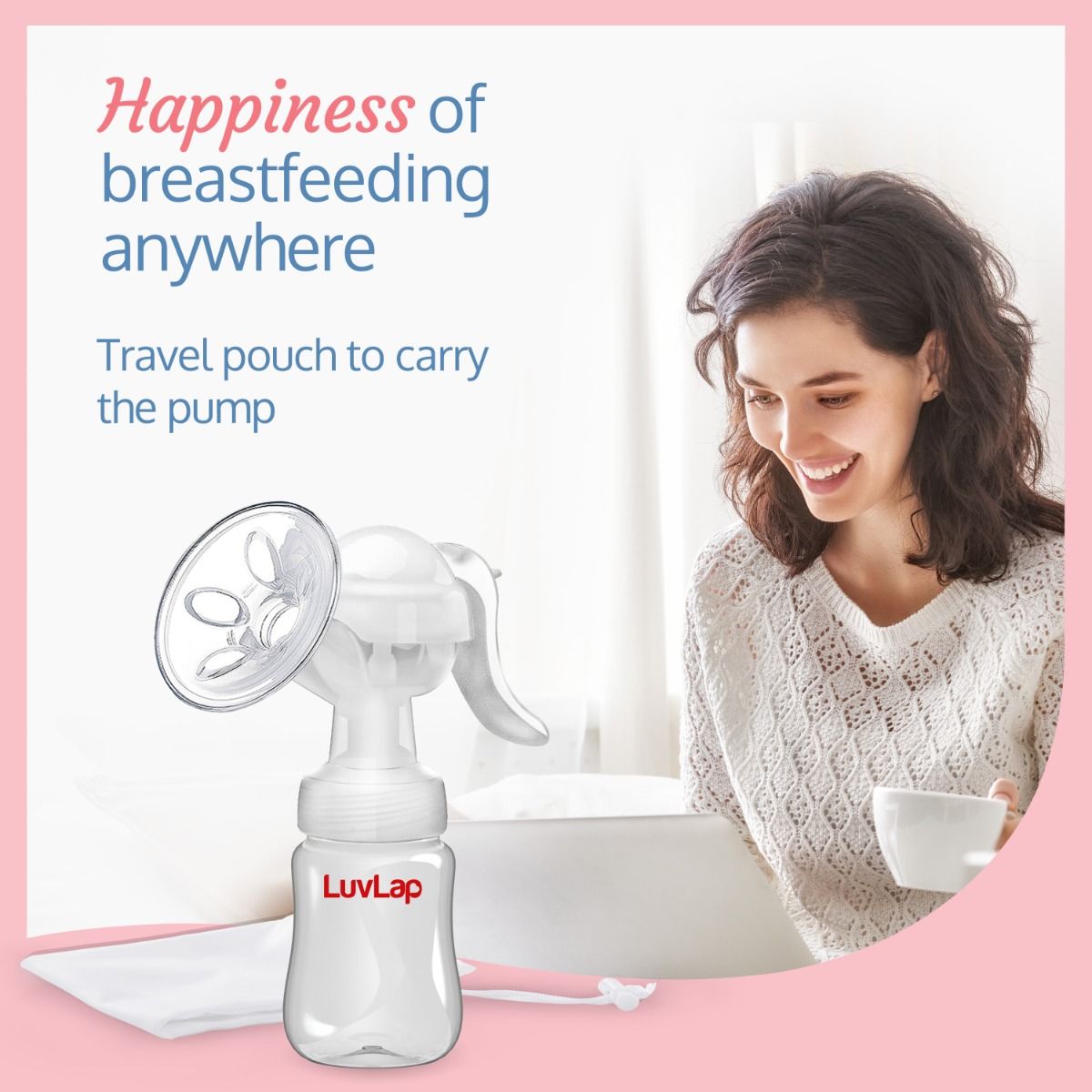 LuvLap Manual Breast Pump