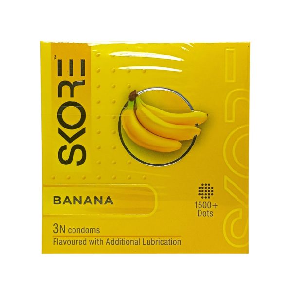 Skore Banana Flavoured Condoms