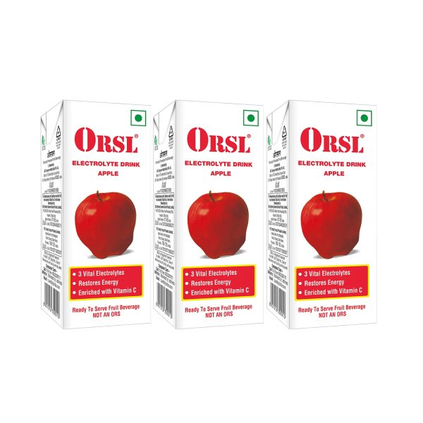ORSL Plus Electrolyte Drink 200ml Apple