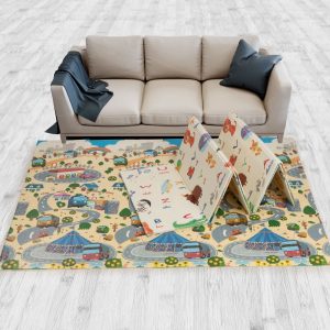 LuvLap Baby Play Mat (Wild Wood)