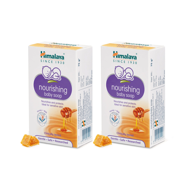 Himalaya Nourishing Baby Soap 75g – (Pack of 2)