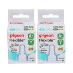 Pigeon Peristaltic Nipple (Slim Neck)- (Y) 1 Pcs – (Pack of 2)