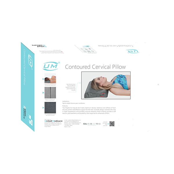 United Medicare Contoured Cervical Pillow B 06 Universal