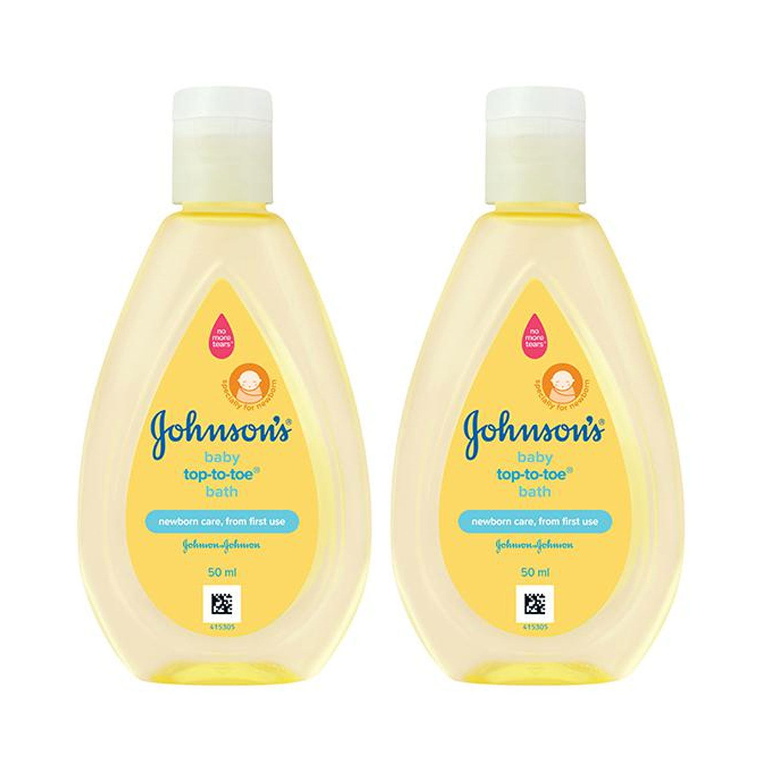 Johnson's Baby Top To Toe Bath 50ml (Pack of 2) Cureka