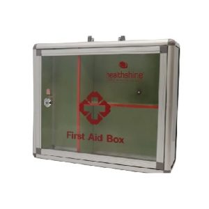 Healthshine First Aid Box Wall Mount (silver