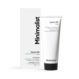 Minimalist Vitamin B5 10% Oil Free Moisturizer with Hyaluronic Acid for Oily skin (50g)