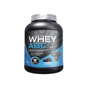 Six Pack Nutrition Whey ABC Protein Powder Cookies and Cream Flavour 2kg