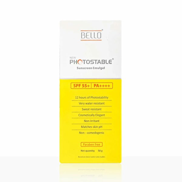 Bello Photostable Sunscreen Emulgel SPF 55 PA 50gm