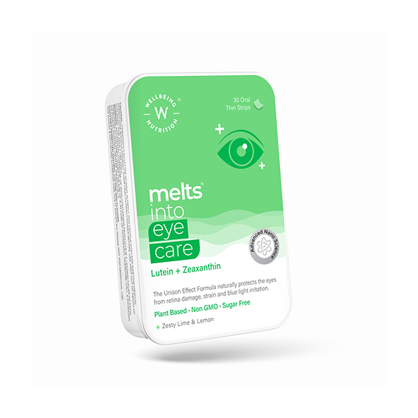 Wellbeing Nutrition Melts into Eye Care Oral Thin Strip