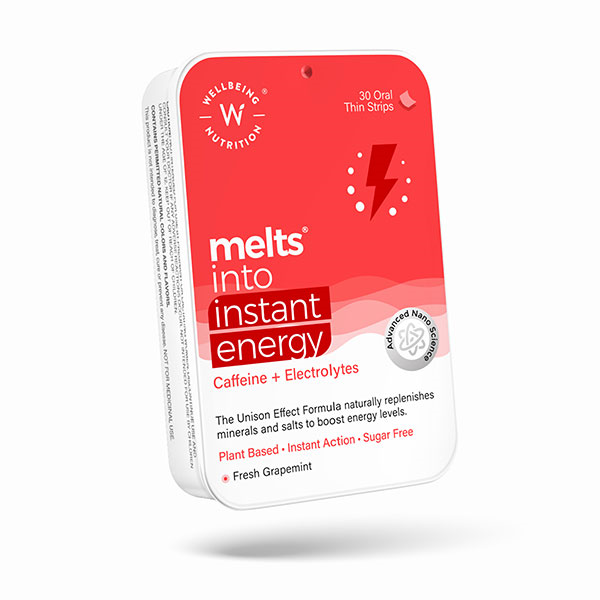 Wellbeing Nutrition Melts into Instant Energy Oral Thin Strip