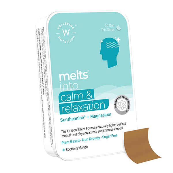 Wellbeing Nutrition Melts into Calm and Relaxation Oral Thin Strip