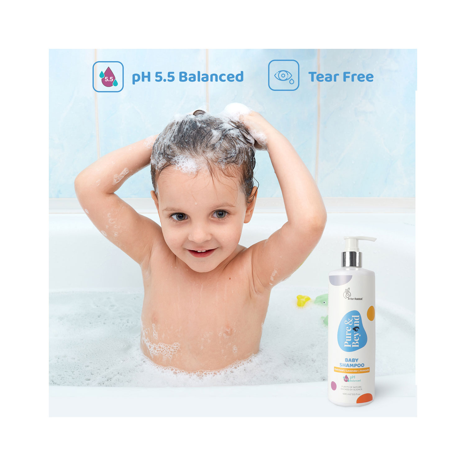 R for Rabbit Pure and Beyond Baby Shampoo 400ml Cureka Online