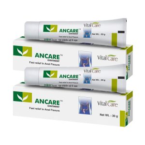 Vital Care Ancare Ointment An Ayurvedic Piles Cream 30g (Pack of 2)