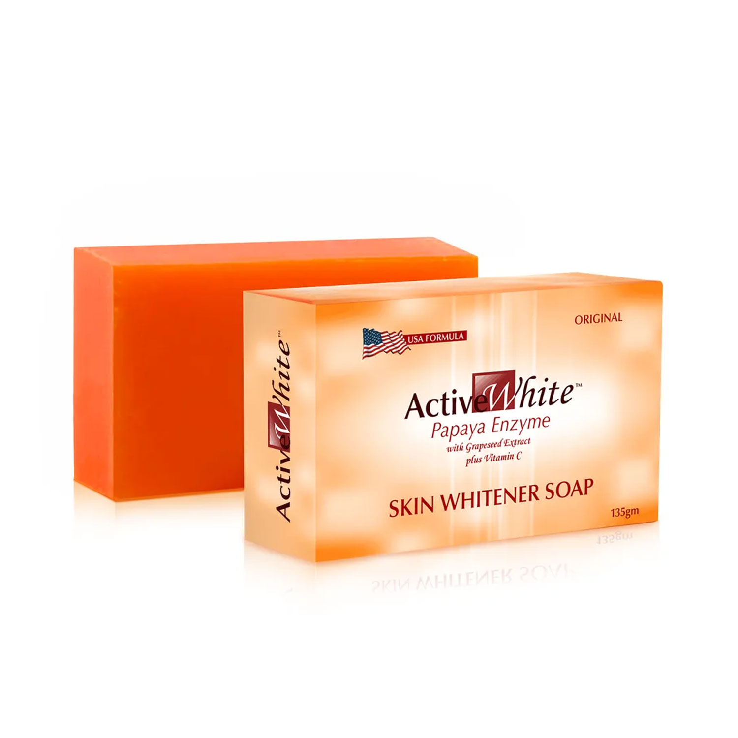 RECONTE Soap 110g 2個セット Active White Papaya Enzyme Skin Whitening Soap 135g - Cureka