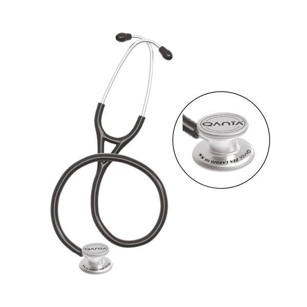 Qanta Zen Cardio III SS (QA-1060) Stethoscope (Black)