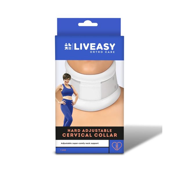 Liveasy Ortho Care Hard Adjustable Cervical Collar
