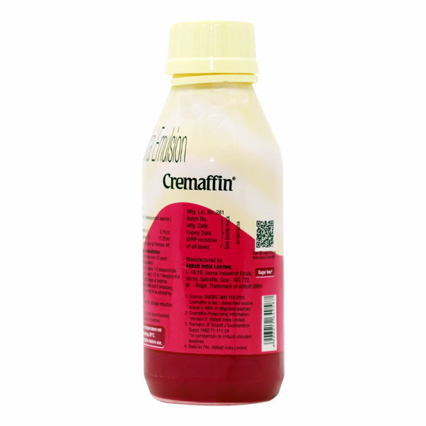 Cremaffin Gentle Constipation Relief Syrup Mixed Fruit Flavour 225ml