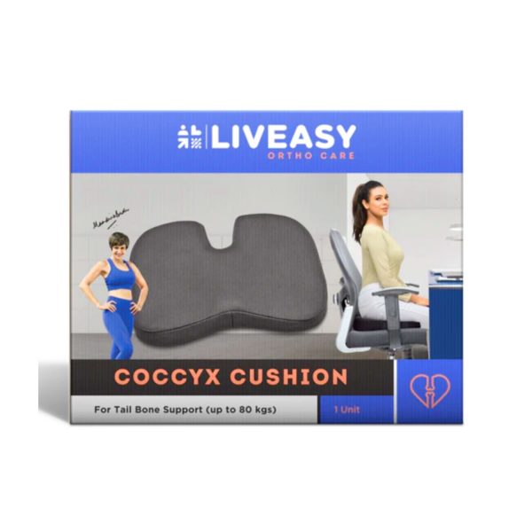 Liveasy Ortho Care Coccyx Cushion (Universal)