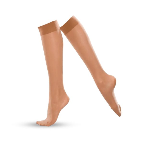 Healthshine Medical Compression Stockings Knee Length HS 501 Beige