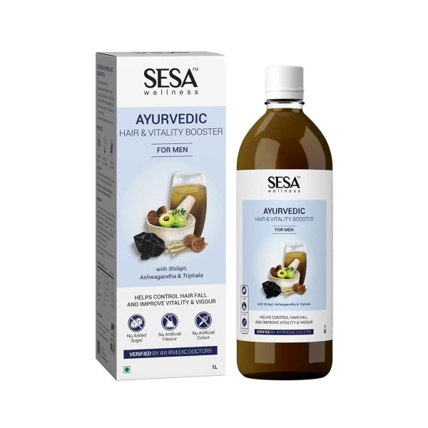 Sesa Ayurvedic Hair and Vitality Booster Juice For Men (1Ltr)