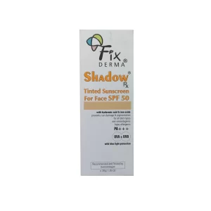 Fixderma Shadow Tinted Sunscreen For Face With SPF50 - 30g