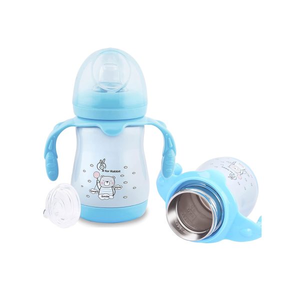 R for Rabbit Steebo Teddy Stainless Steel Feeding Bottle 210ml