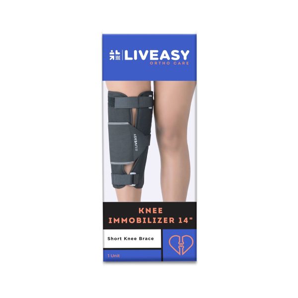 Liveasy Orthocare Knee Immobilizer (14 inch)