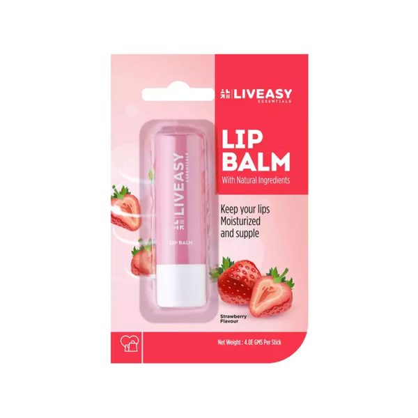 Liveasy Essentials Lip Balm Strawberry Flavour
