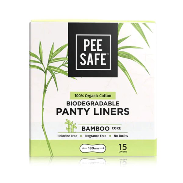 Peesafe Biodegradable Panty Liners (15 Pieces)