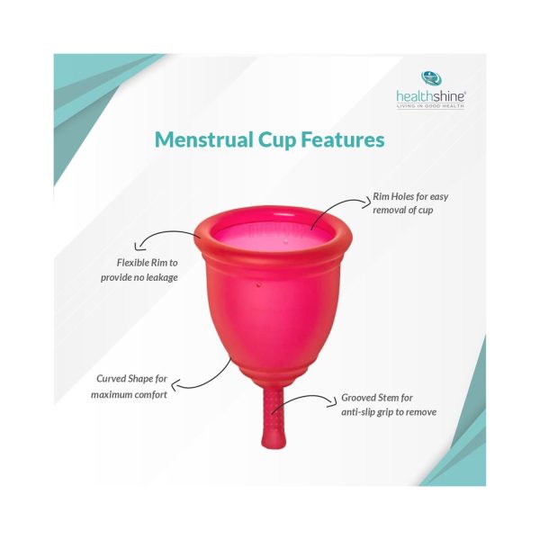 features of Healthshine Reusable Menstrual Cup