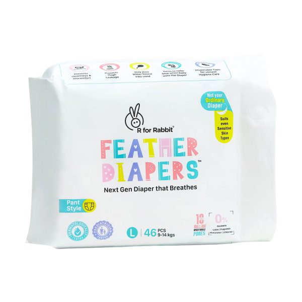 R for Rabbit Feather Diapers