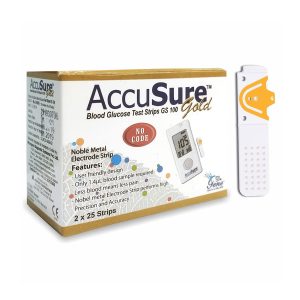 AccuSure Gold Blood Glucose Test Strips