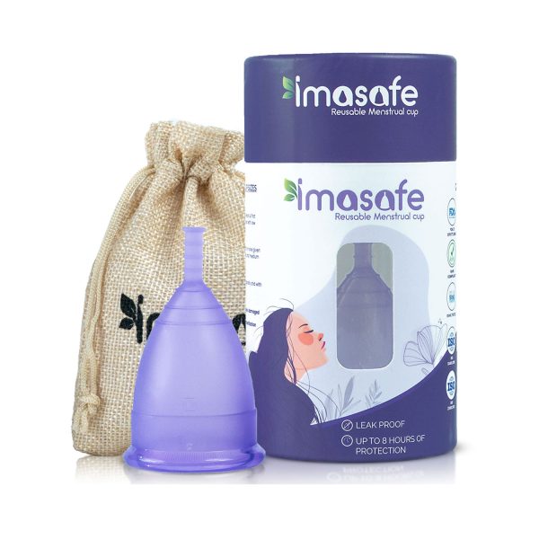 Imasafe Reusable Menstrual Cup Purple Colour Small Size (15ml)