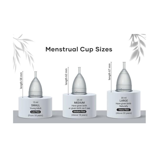 Imasafe Reusable Menstrual Cup Black Colour Medium Size (25ml