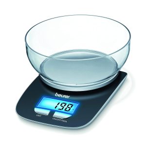 Beurer KS25 Digital Kitchen Scale with Weighing Bowl