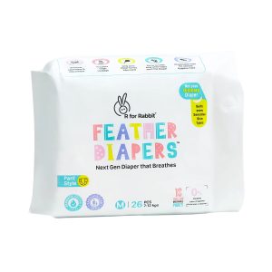 R for Rabbit Feather Diapers