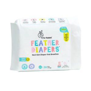 R for Rabbit Feather Diapers