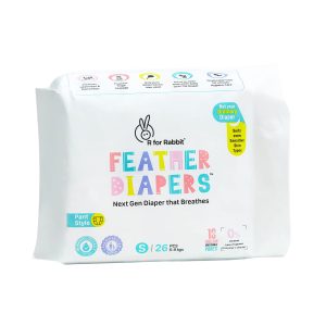 R for Rabbit Feather Diapers