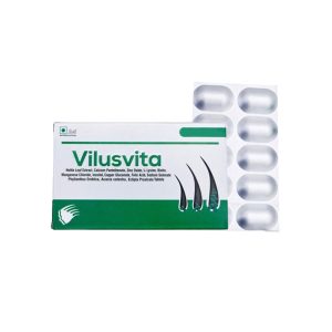 Derma Topics Vilusvita Tablet for Hair Health (10 Tablets)