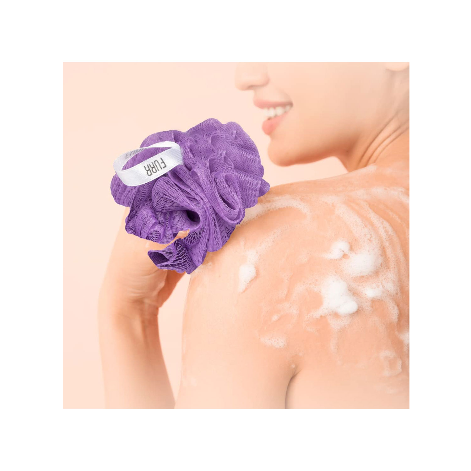 Pee Safe Furr Exfoliating Loofah for High Lather Cleansing (Pack of 2) Cureka Online Health