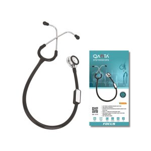 Qanta Stethoscope Focus Aluminium Anodized Chest Piece Black