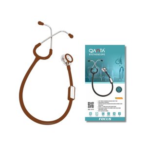 Qanta Stethoscope Focus Aluminium Anodized Chest Piece (Brown)