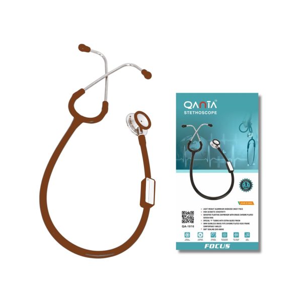 Qanta Stethoscope Focus Aluminium Anodized Chest Piece (Brown) Qanta Stethoscope Focus Aluminium Anodized Chest Piece (Brown)