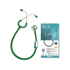Qanta Stethoscope Focus Aluminium Anodized Chest Piece Green