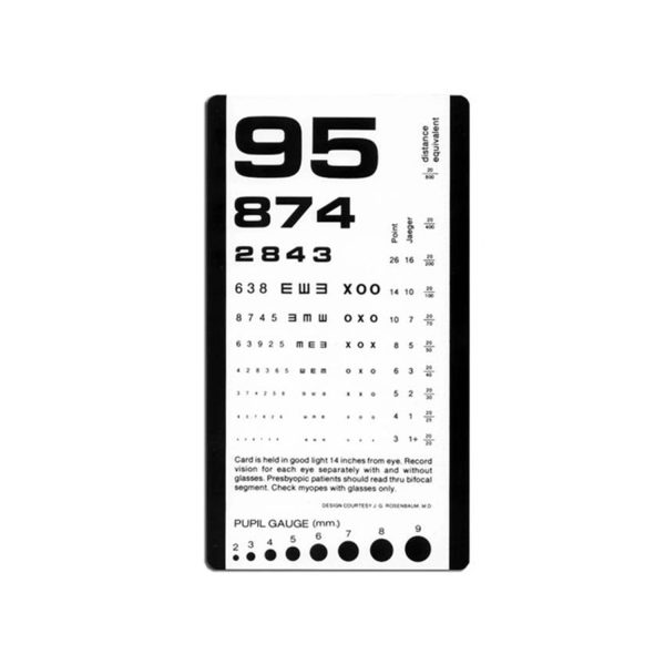 Om Tao Multipurpose Near Vision Card Rulers