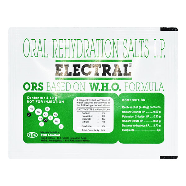Electral – Oral Rehydration Salts – 4.40 gm