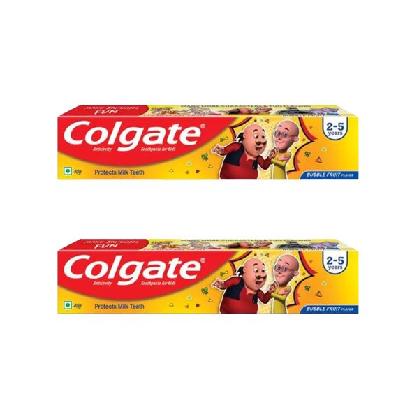 Colgate Kid’s Bubble Fruit Toothpaste 2-5 Yrs 40g – (Pack of 2) Colgate Kid’s Bubble Fruit Toothpaste 2-5 Yrs 40g – (Pack of 2)