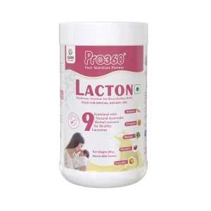 GMN Pro360 Lacton Protein Powder For Breastfeeding And Lactating Mother Masala Milk Flavour 200g